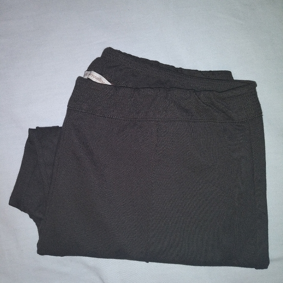 🆕Soft Surroundings | Olive Green Cropped Lounge Pants Size Large Petite - Picture 14 of 14